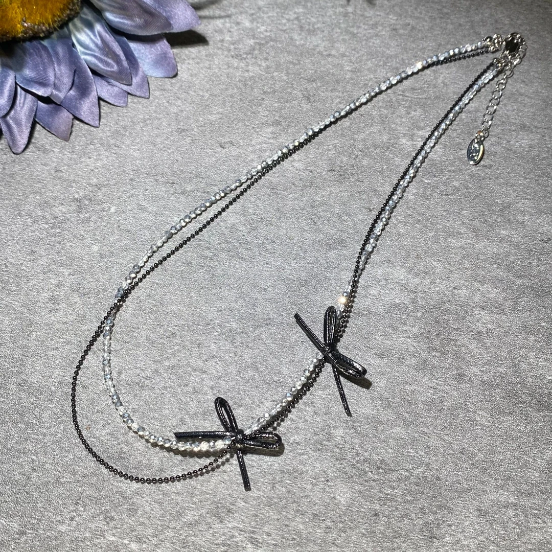 非金属莫桑石项链 轻奢时尚精致百搭项链1706