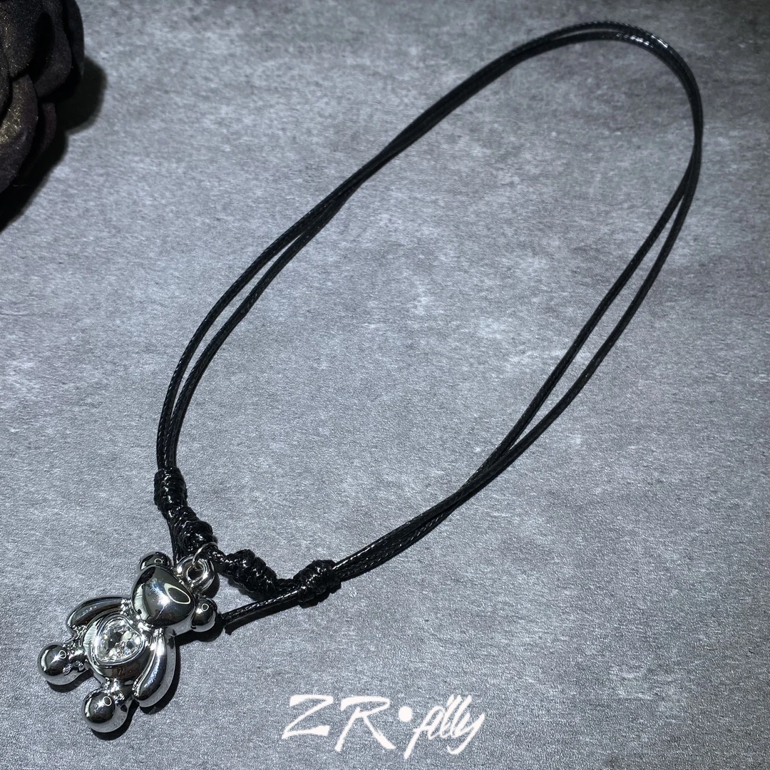 非金属皮质项链 轻奢时尚精致百搭项链2718