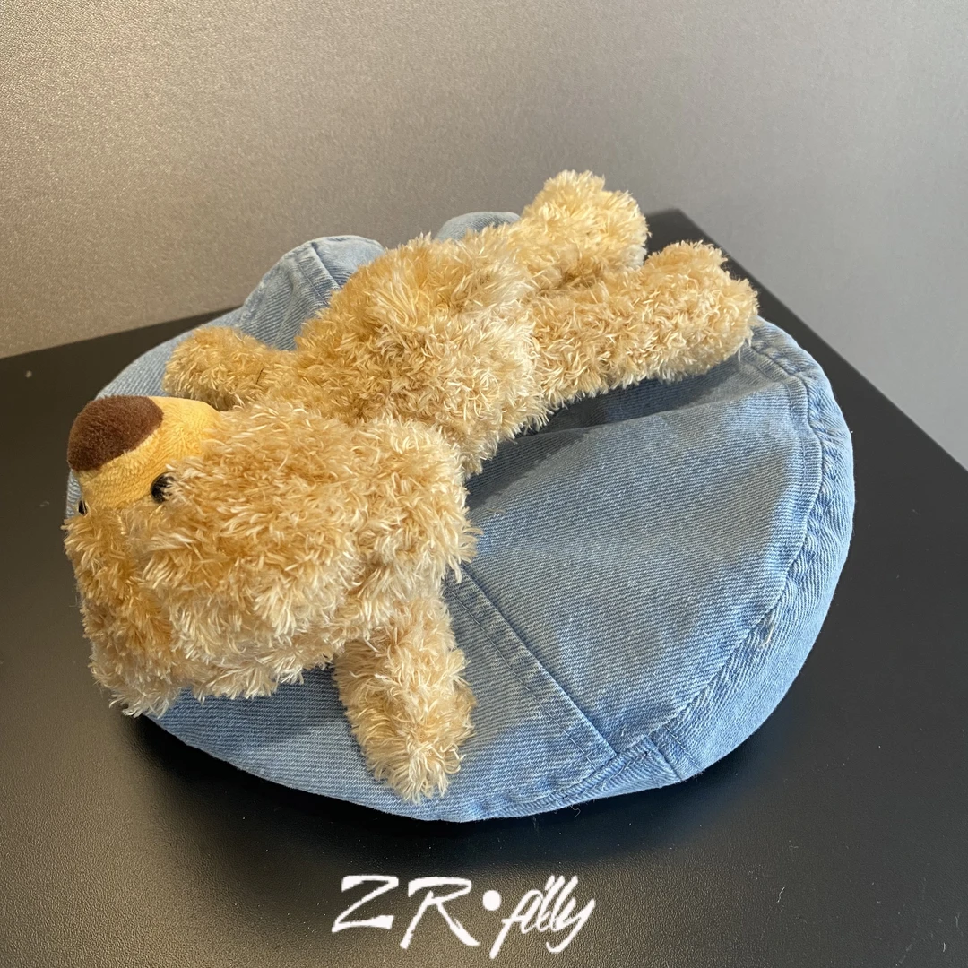 时尚可爱小熊牛仔帽子2830