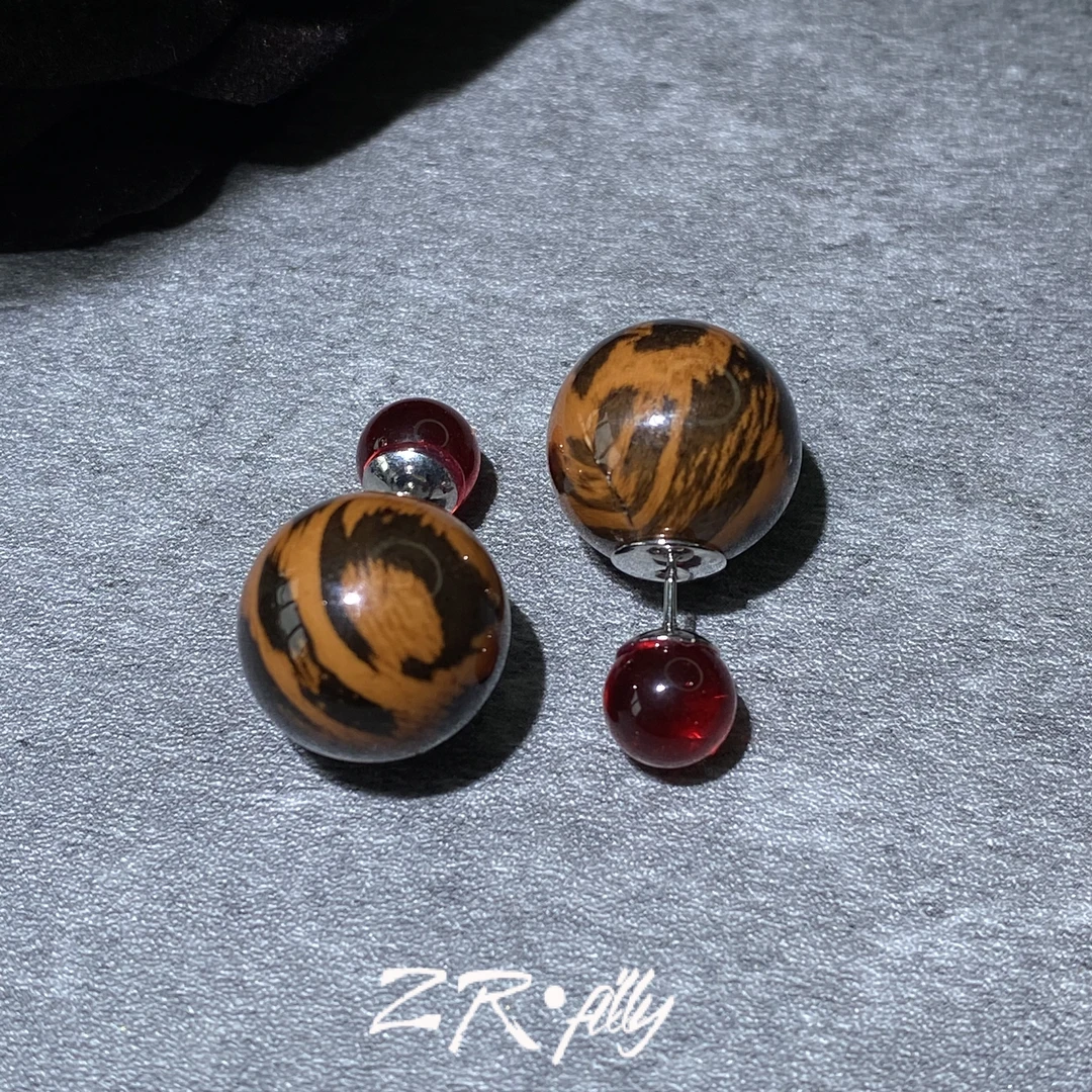 铜合金亚克力耳饰 精致轻奢百搭时尚2725