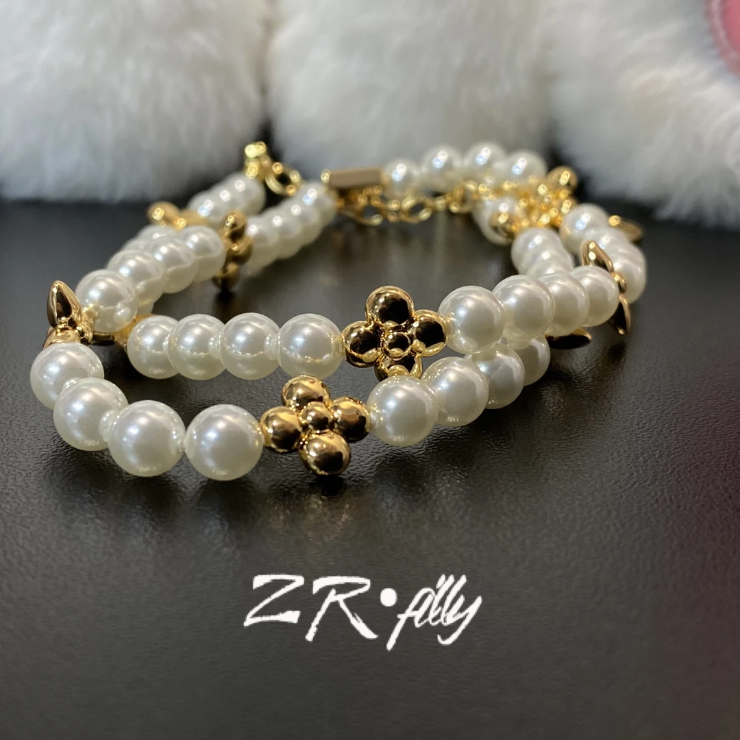 铜合金仿珍珠项链 时尚个性项链3807