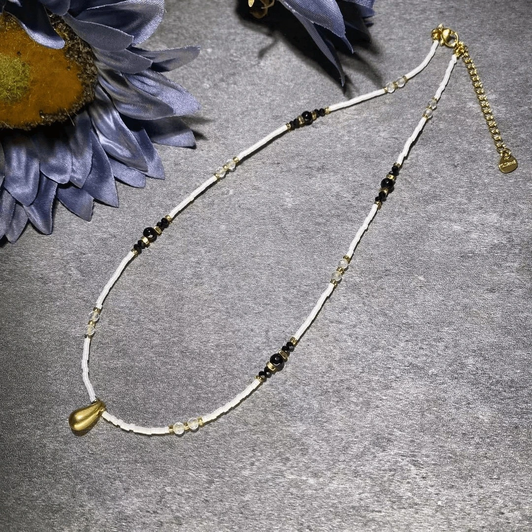 非金属亚克力项链 轻奢时尚精致百搭项链1723