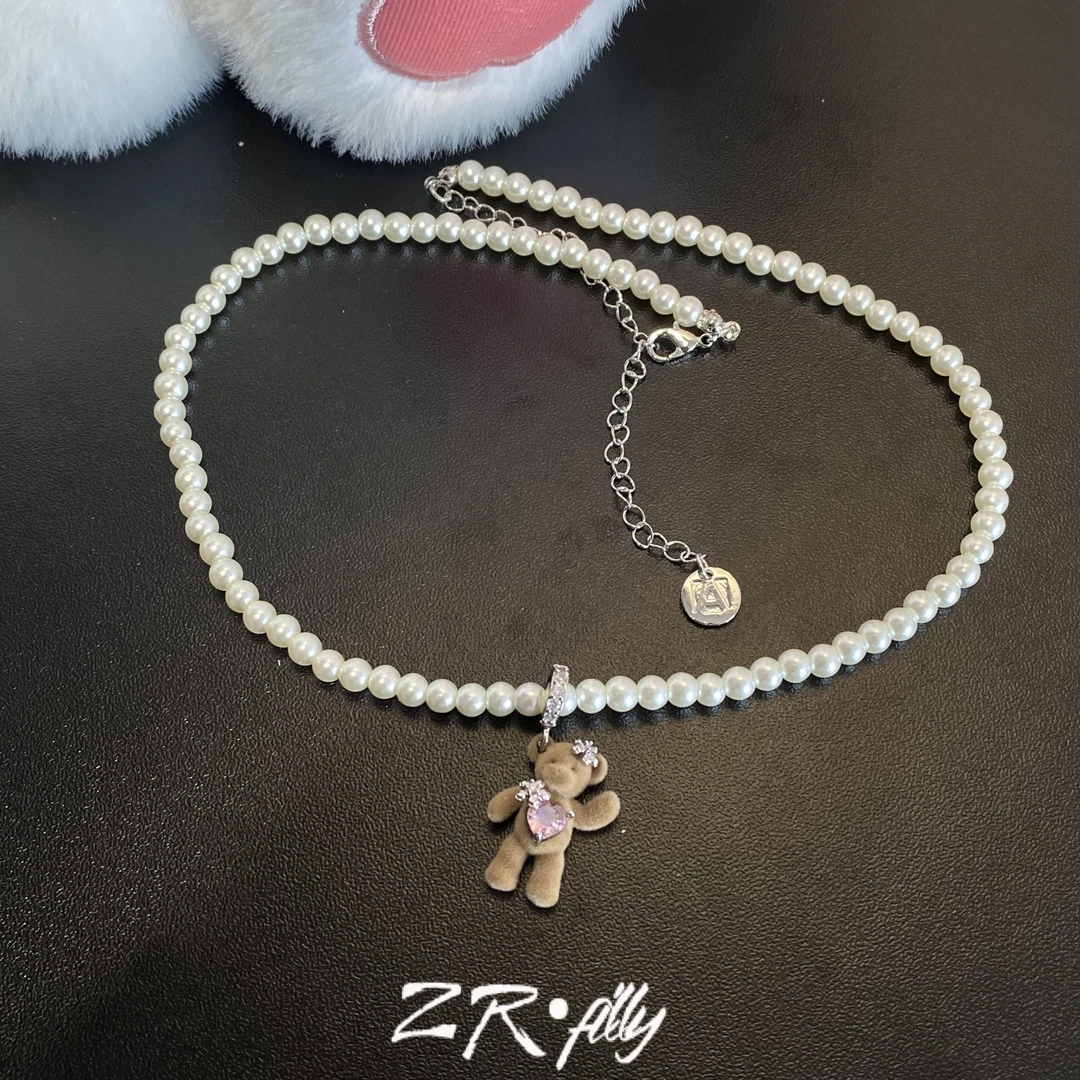 铜合金仿珍珠项链 时尚个性项链3689