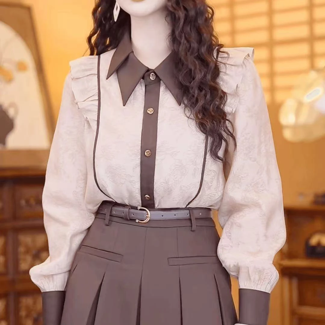 衬衫2024新款早秋女装衬衣气质上衣