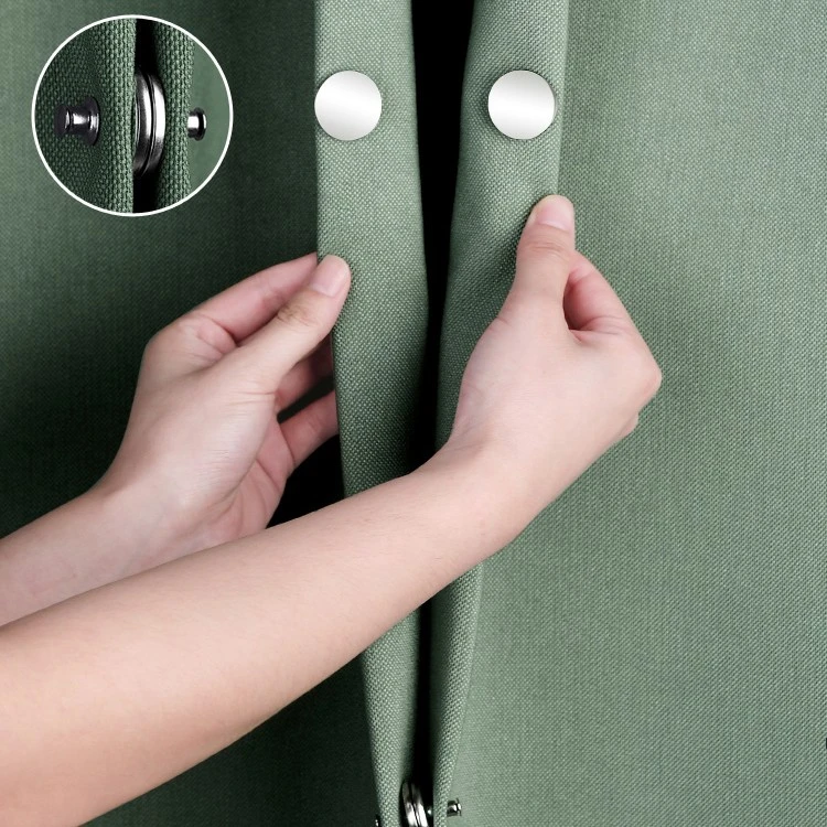 窗帘固定器磁吸闭合扣边上防漏光缝隙吸合器床帘吸铁石磁铁对吸扣