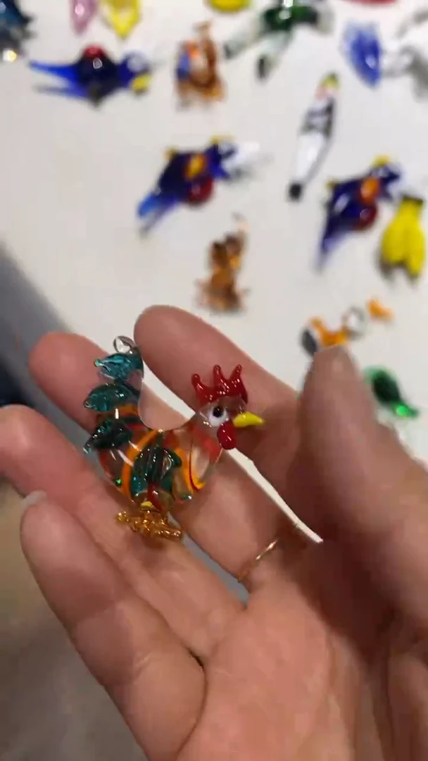 【闪购商品】琉璃手工艺品鸡