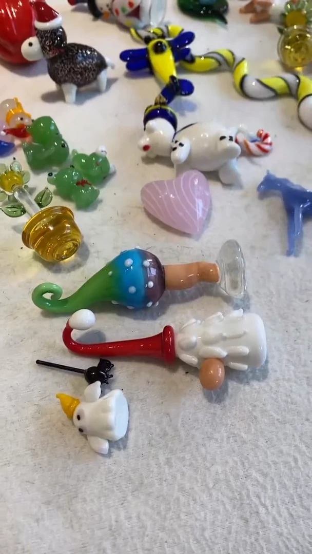 【闪购商品】琉璃手工艺品三件