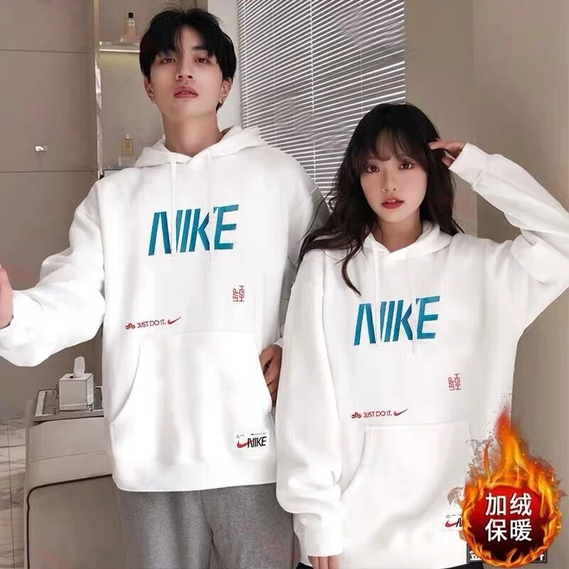 耐克Nike连帽INS卫衣男女情侣加厚保暖运动休闲套头卫衣FD4058