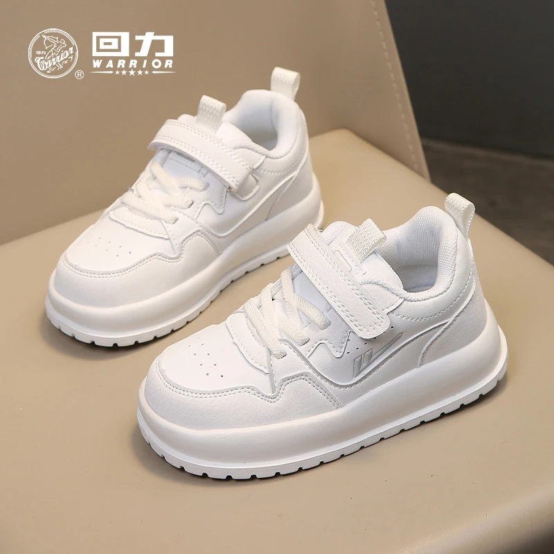 回力童鞋儿童小白鞋2025新款春季女童软底休闲板鞋学生白色运动鞋