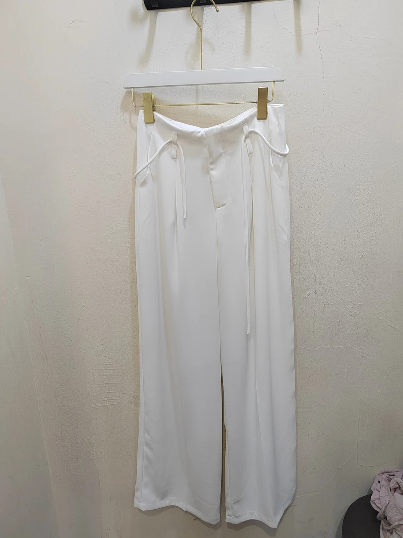 麦寻夏季白色西装裤kcffq003码正