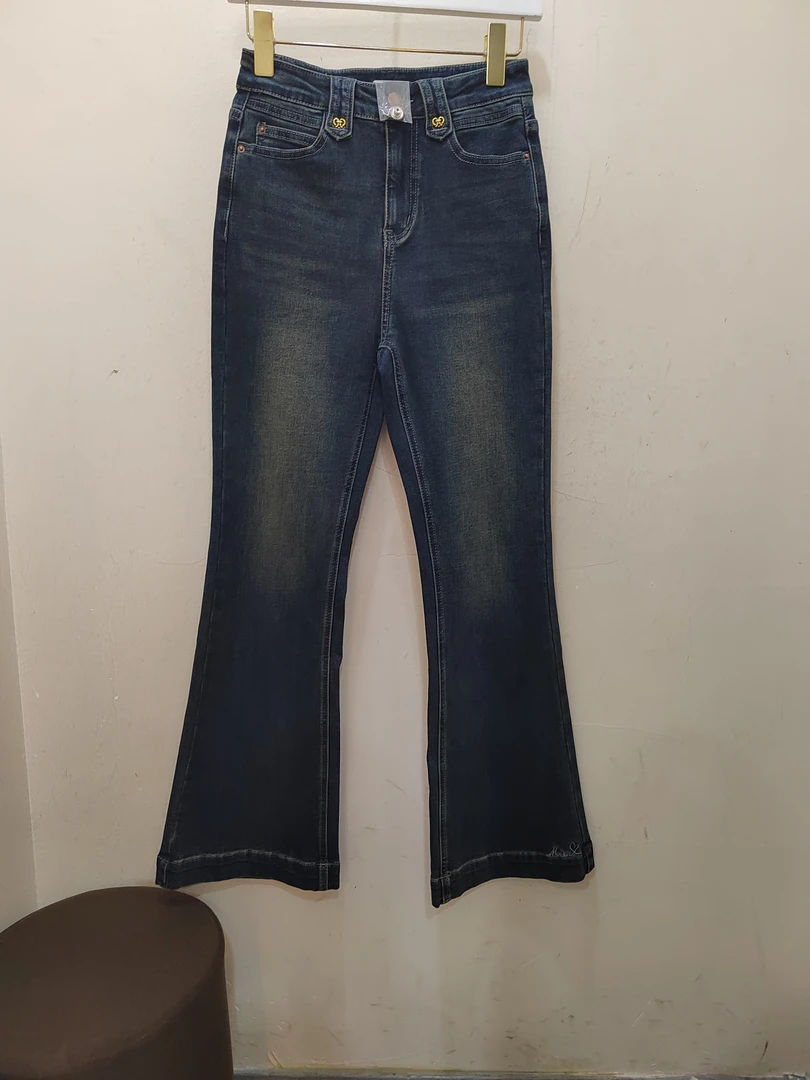 麦寻冬款牛仔微喇裤kcnyq002薄绒