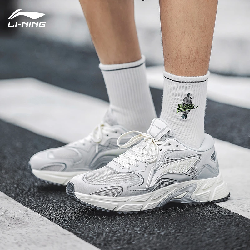 【秋季老爹鞋】李宁跑步鞋男鞋2025秋季新款透气潮流休闲运动休闲鞋