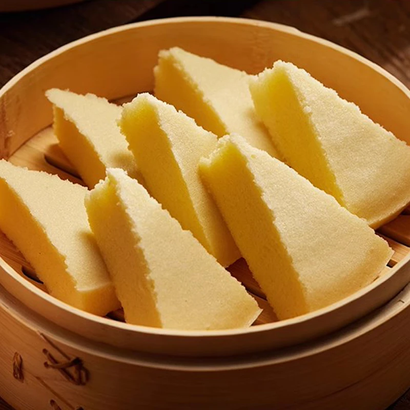 尝鲜港农小米糕280g早餐半成品速食点心速冻发糕手工蒸糕米糕儿童