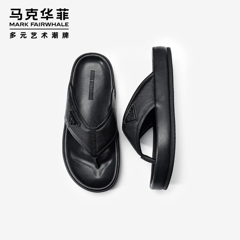 马克华菲人字拖鞋男士2025新款秋季外穿防滑防臭凉拖夹脚沙滩凉鞋