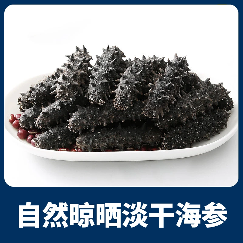 【国标海参】60-120头/斤渤海湾海参营养品质