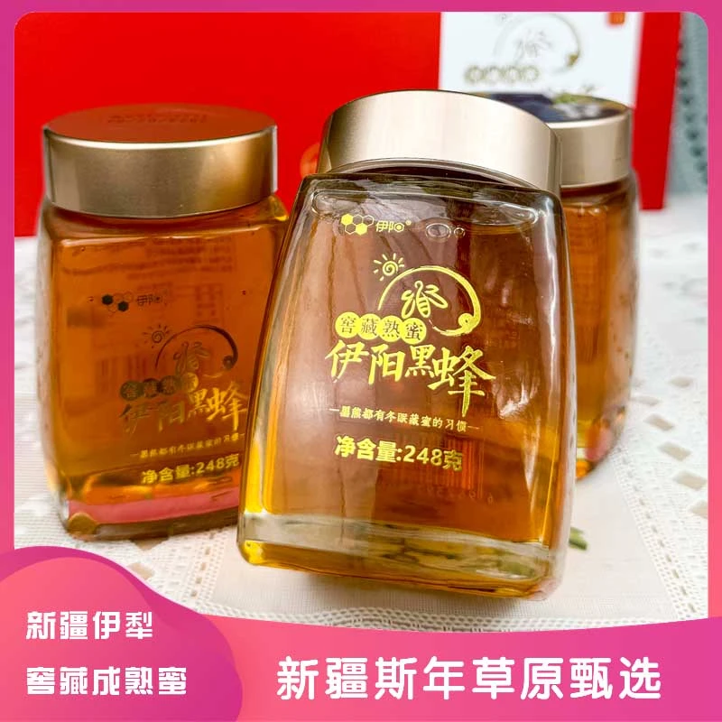 伊阳伊阳黑蜂窖藏熟蜜新疆尼勒克