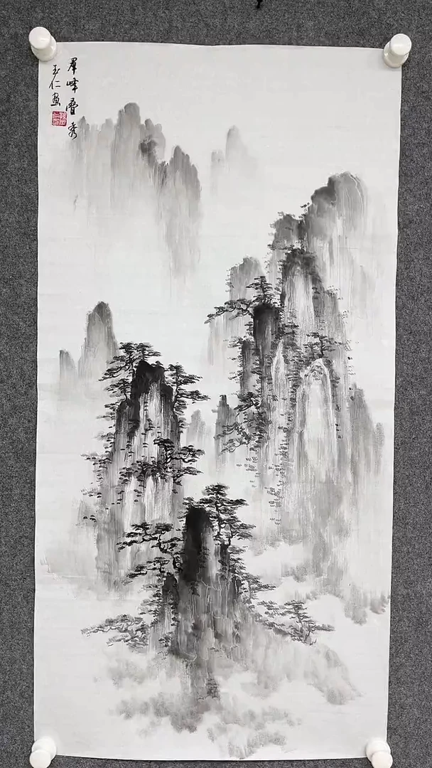 【闪购商品】孙玉仁山水100*50三尺水墨01