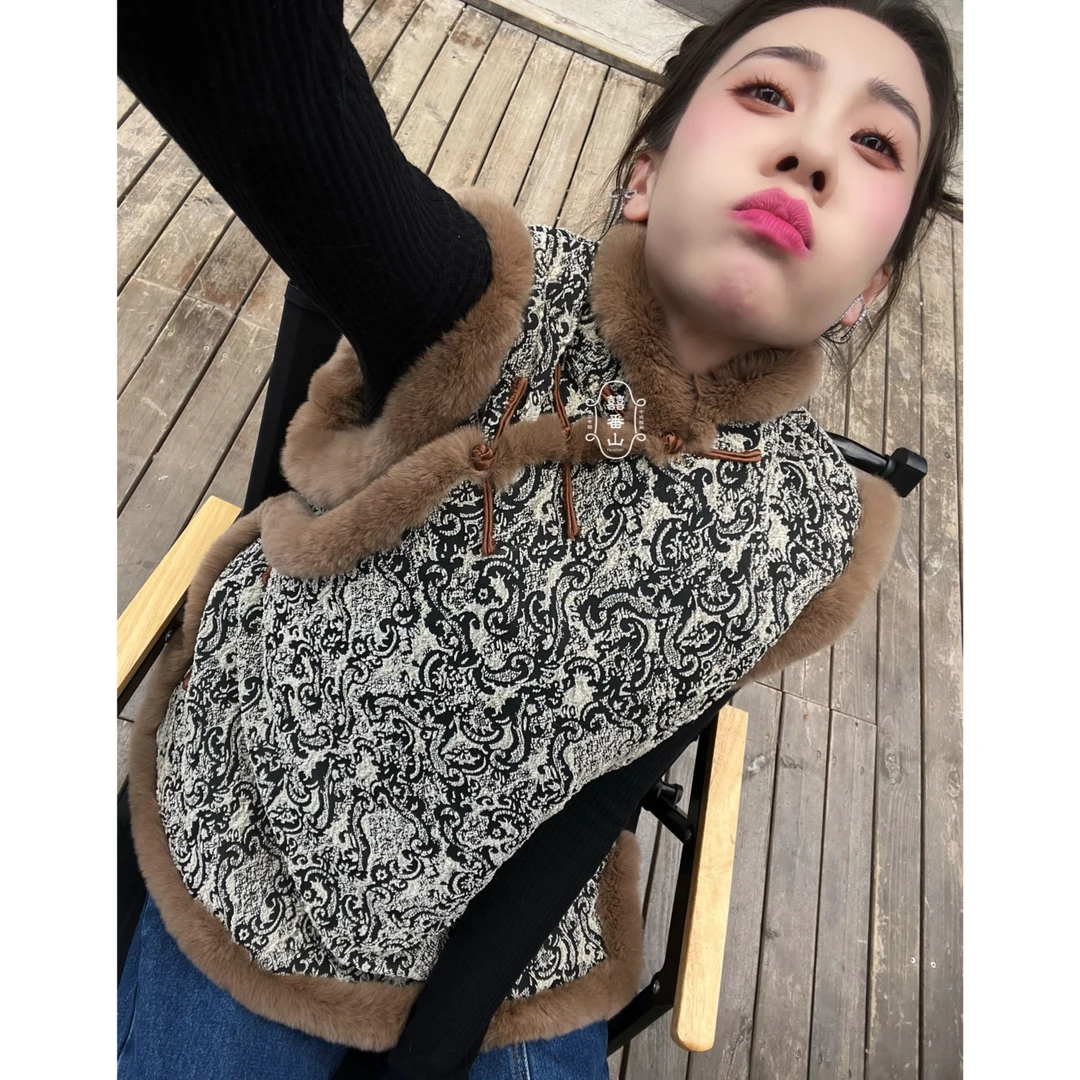 【囍番山·冬】栗子与秋·棉马甲