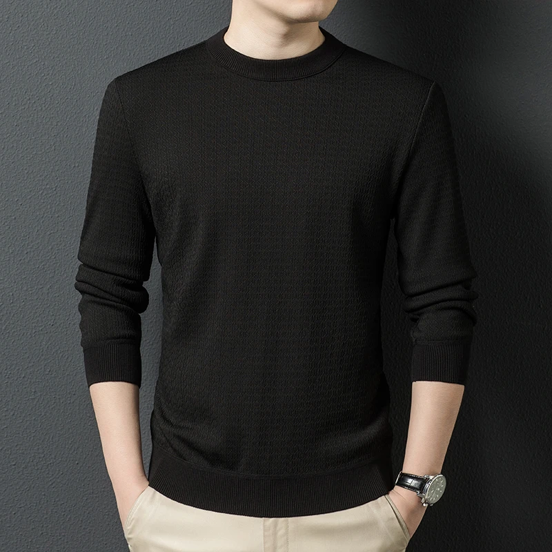 CROCODILE SINCE1952/鳄鱼恤春秋长袖休闲百搭时尚男士圆领卫衣