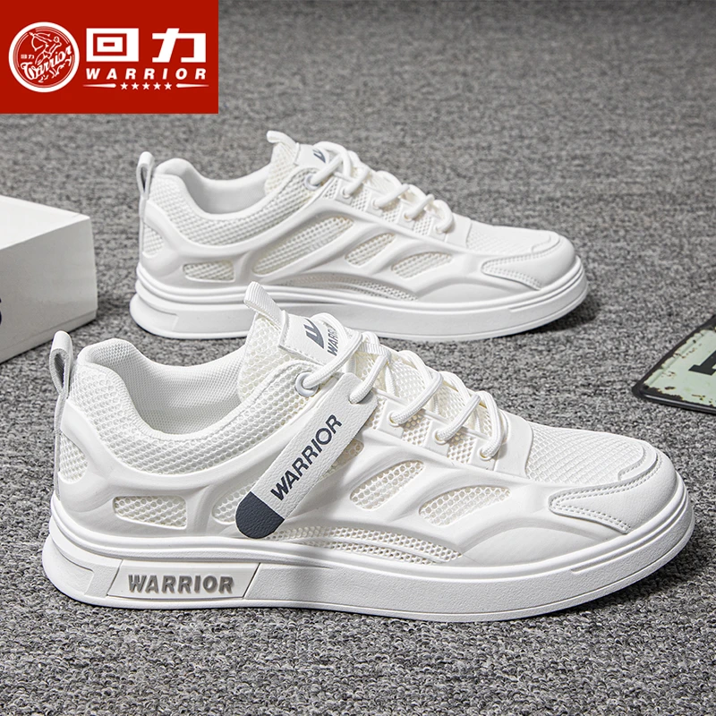 Warrior/回力回力男鞋春季薄款网面透气运动百搭板鞋休闲潮沙滩鞋