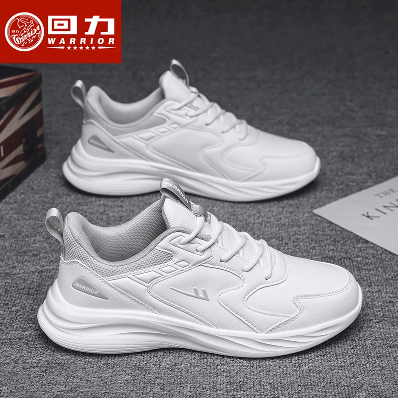 回力男鞋2026春季新款运动跑鞋情侣时尚百搭潮鞋子皮面户外休闲鞋