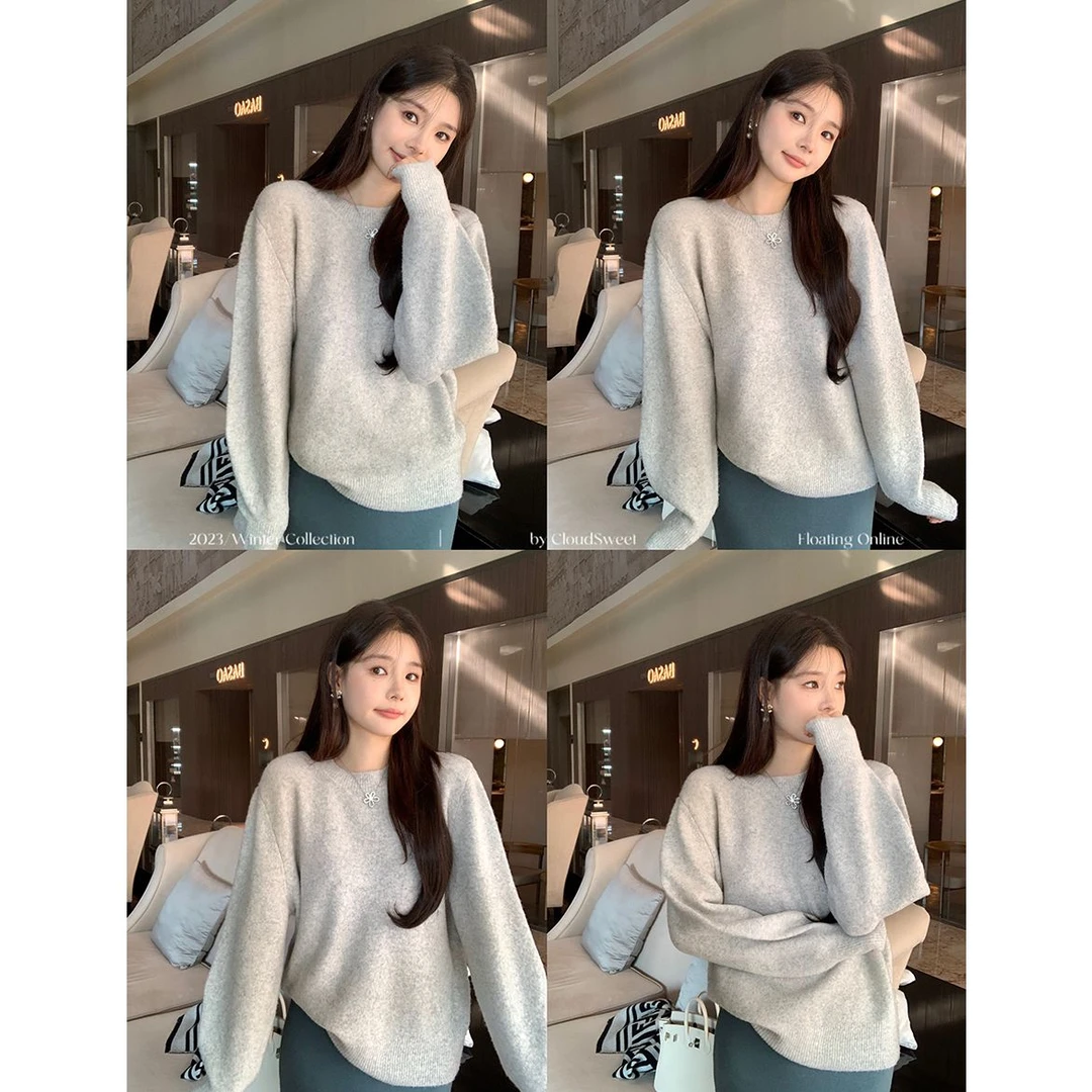 （现货）CloudSweet  心动healer/康宝莱牦牛绒 圈圈纱毛衣