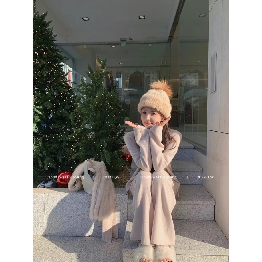 【CloudSweet11/24 10:00】慵懒区Sweater/冬日松弛basic针织套装