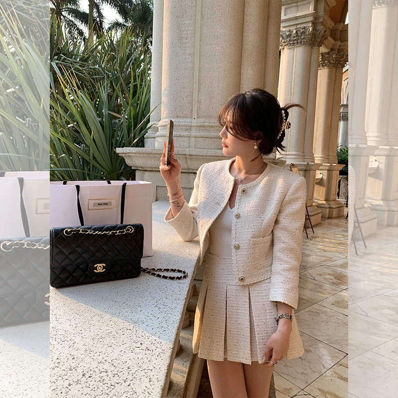 白云甜CloudSweet/手工珠花锁边 金箔小香套装