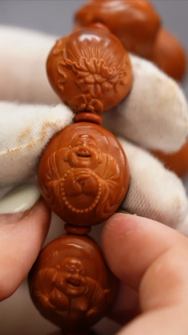 【闪购商品】橄榄核吊坠苏工橄榄核