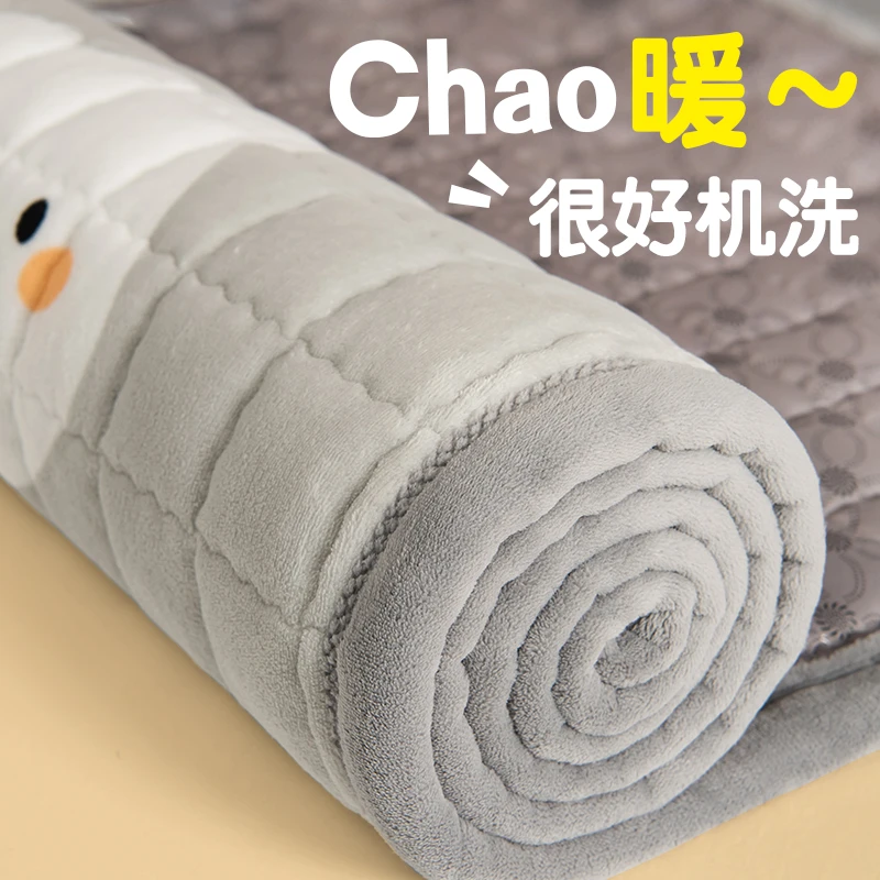 牛奶绒床垫加厚软垫家用卧室冬季珊瑚加绒防滑床褥子铺底学生宿舍
