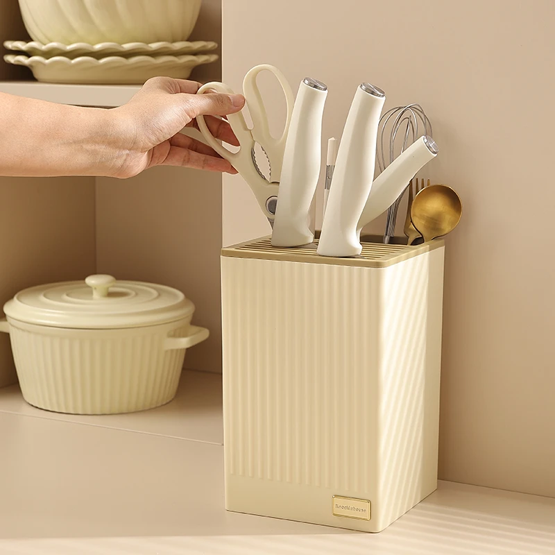 新款高颜值筷笼子ins刀具收纳架多功能厨房置物刀架筷子筒二合一