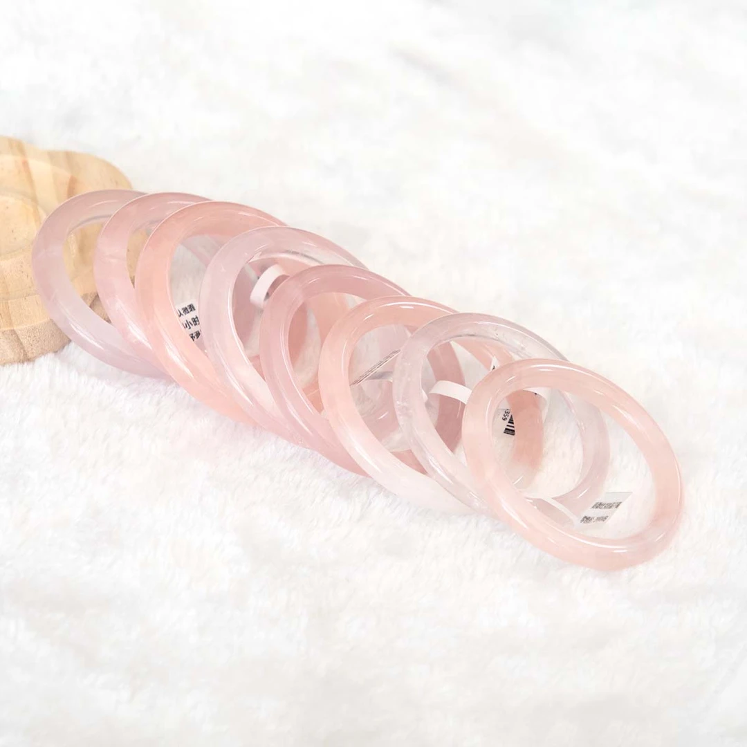 （直播间过款链接F649-F600） 马达加斯加粉晶手镯（多样品发一）