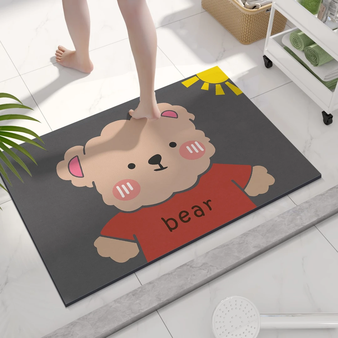 浴室门口地垫卫生间吸水免洗垫厕所防滑脚垫入户门垫家用速干防滑