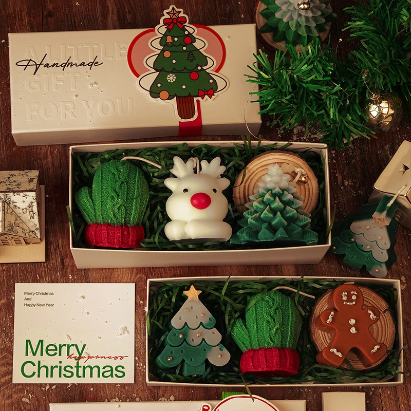 圣诞礼物生日节日蜡烛香薰礼盒装高级感送女生卧室持久留香摆件灯