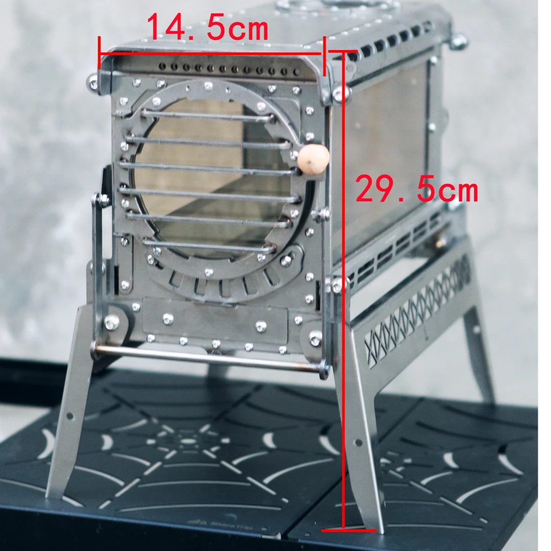 201不锈钢柴火炉9号上尉拾铁柴火炉户外露营炉具柴火炉