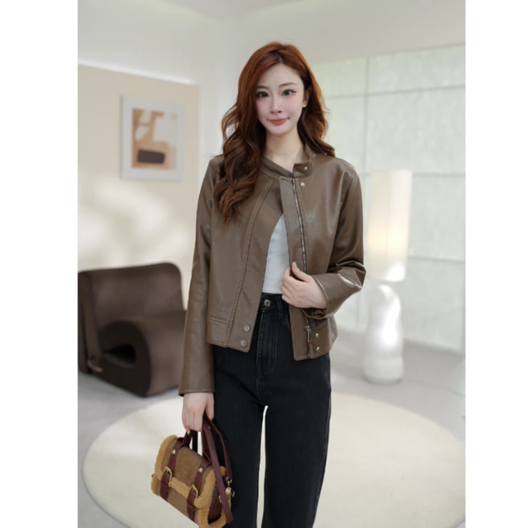 La Chapelle/拉夏贝尔皮衣外套女小个子2024秋季新款