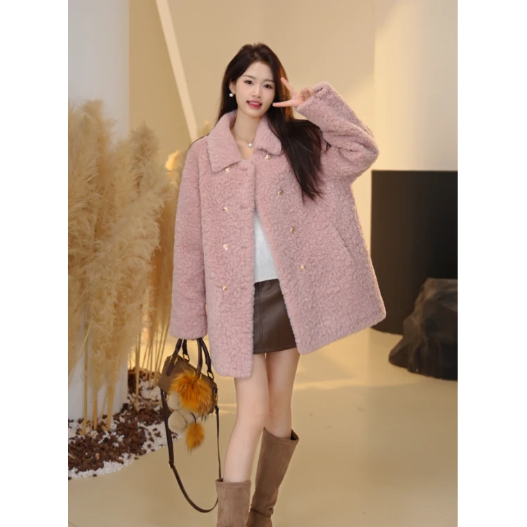 La Chapelle/拉夏贝尔大衣女新款秋冬季高级感加厚外套LA40050313