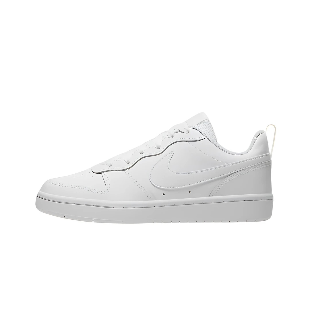 NIKE/耐克 COURT GS)大童经典百搭低帮白色运动休闲板鞋BQ5448100