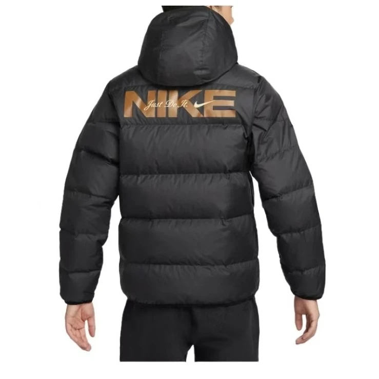 【NIKE/耐克】男子冬季纯色连帽休闲运动防风保暖羽绒服  HQ4183010