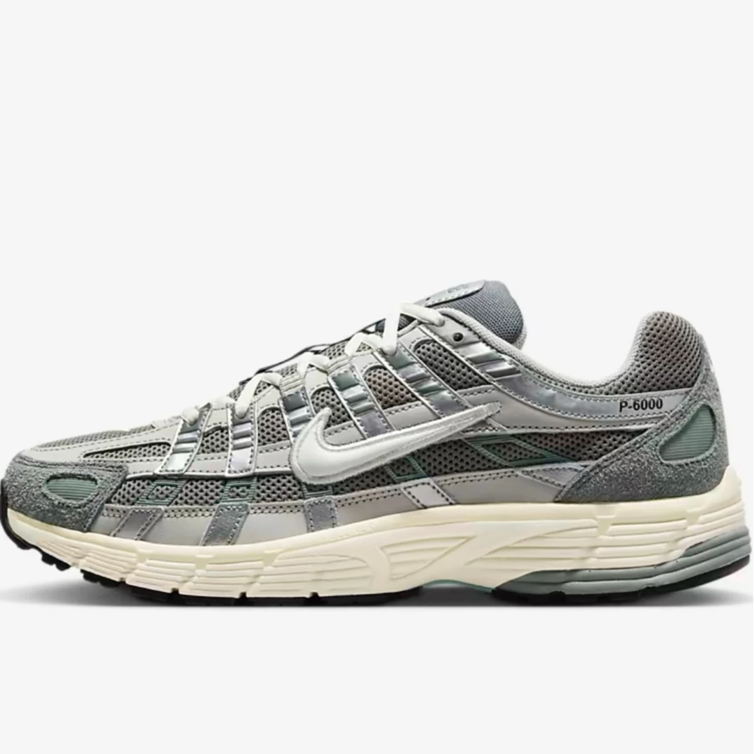 【官方授权】NIKE/耐克男鞋白银P-6000复古百搭休闲运动鞋FN7509029