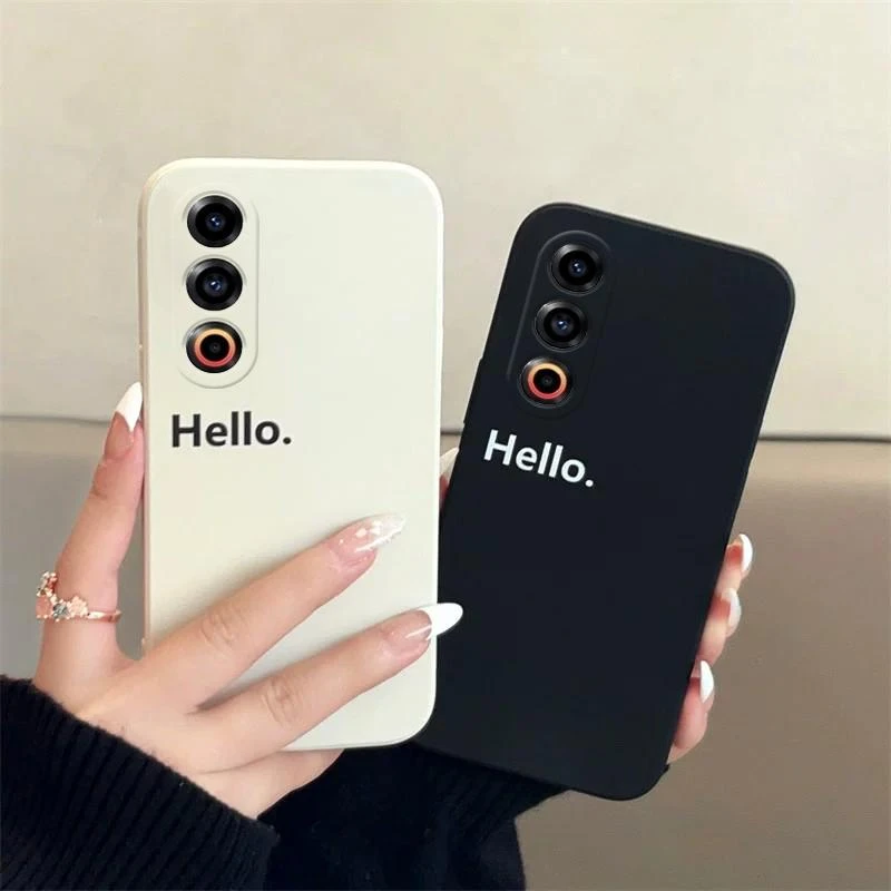 魅族21创意英文hello手机壳新款全包情侣硅胶软保护套防摔男简约