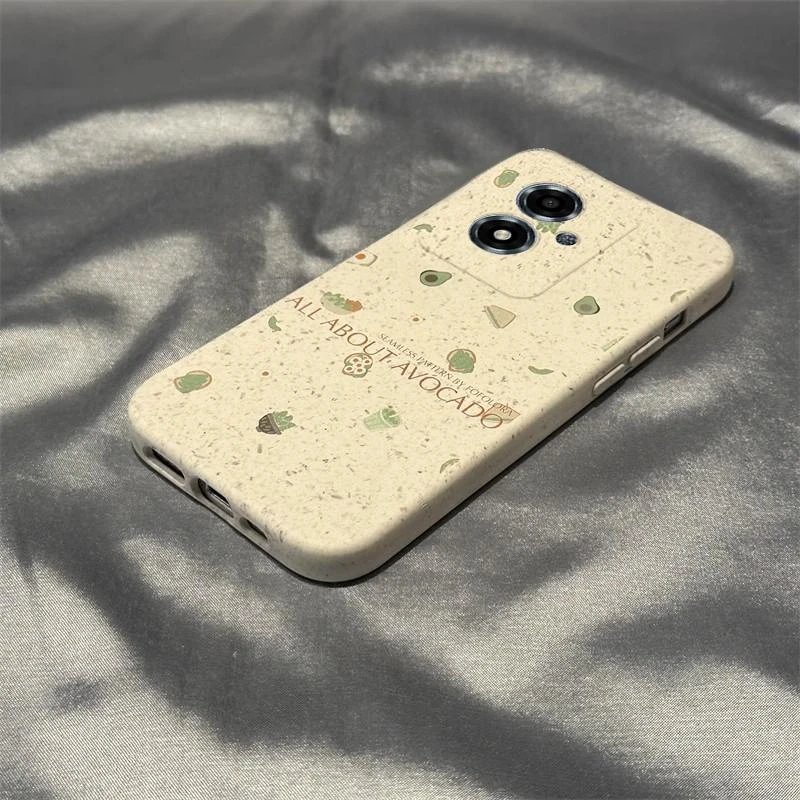 oppoa2手机壳牛油果小熊可爱趣味防摔简约全包卡通创意