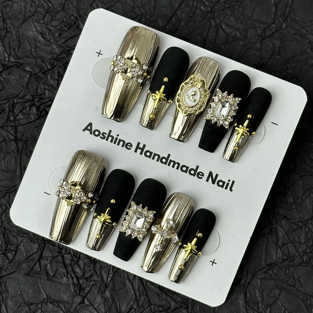 黑金 | Aoshine好闪轻奢手工穿戴甲