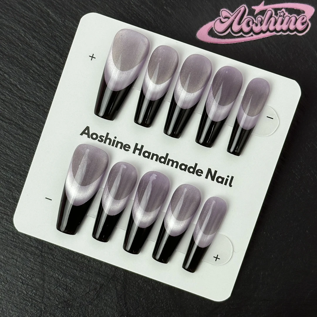 法式晶石 | Aoshine好闪猫眼手工穿戴甲