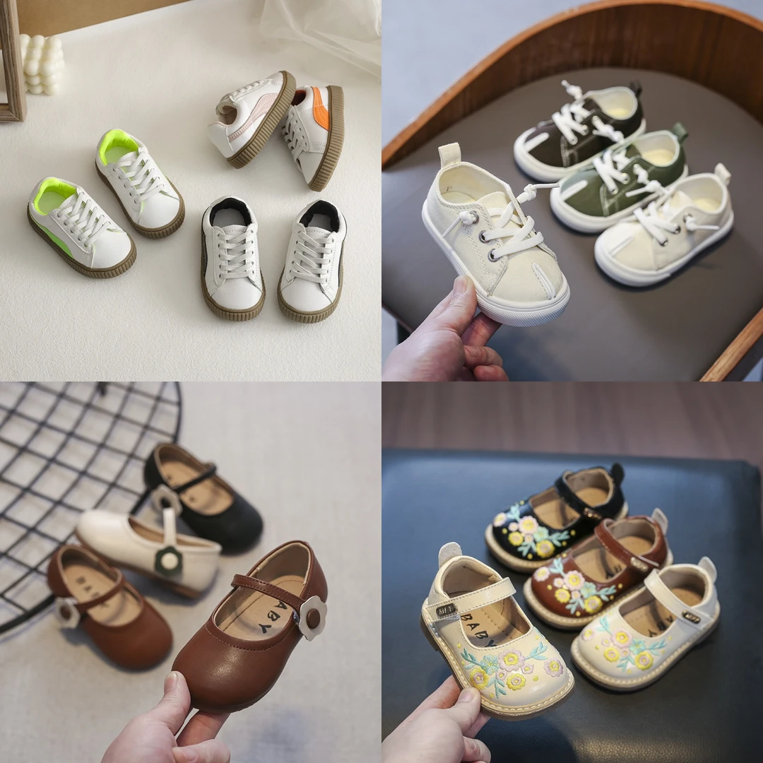 宝宝公主鞋婴儿学步鞋软底小童绣花鞋女童防滑单鞋