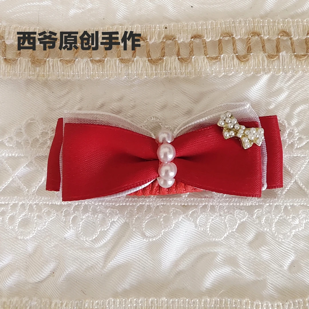 宠物狗狗BB发夹紫色系列蝴蝶结迷你碎发夹约克夏马尔济斯西施发饰