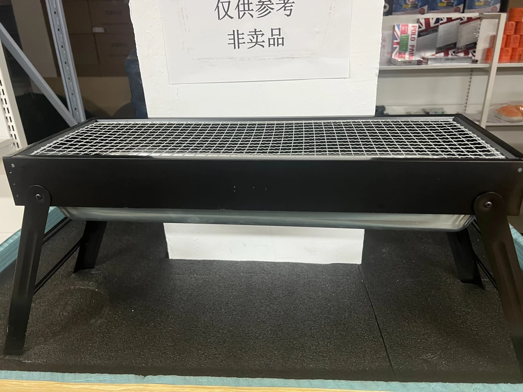 简易烤串烧烤炉户外加厚折叠抽拉便携烧烤架木炭野餐烧烤用烤架