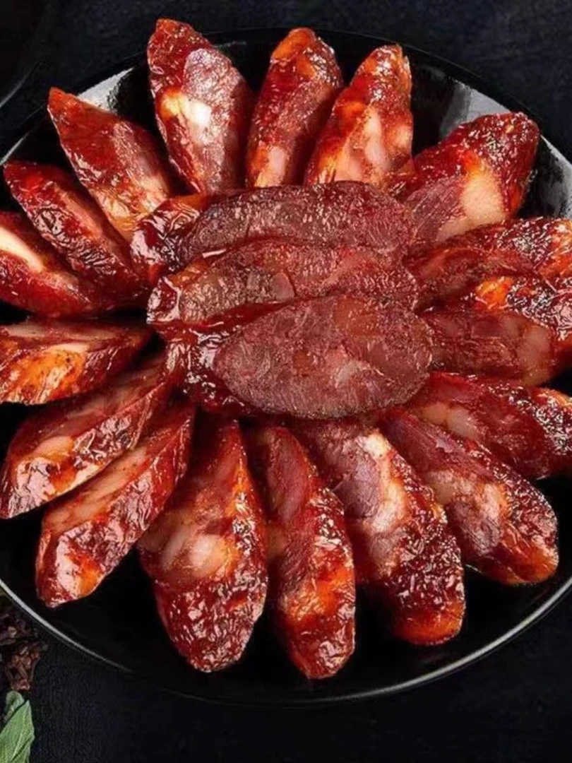 四川麻辣香肠川味腊肠腊味腊肉香辣麻辣肠楚味烟熏特产下饭