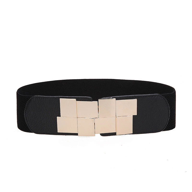 黑色白色装饰腰带