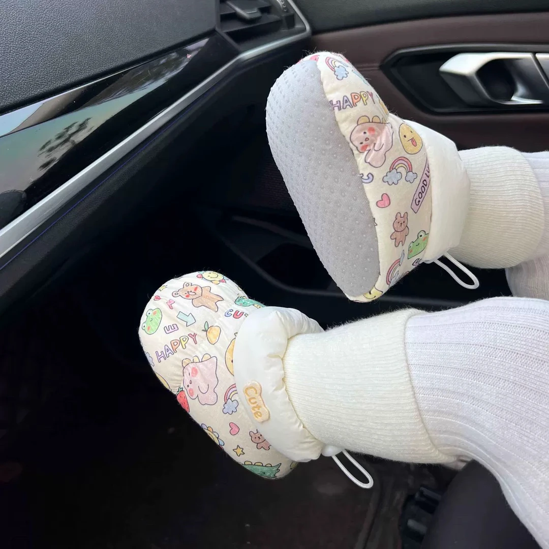 冬季婴儿软底学步0-1岁男女宝宝3-6-9个月保暖初生婴幼儿不掉鞋